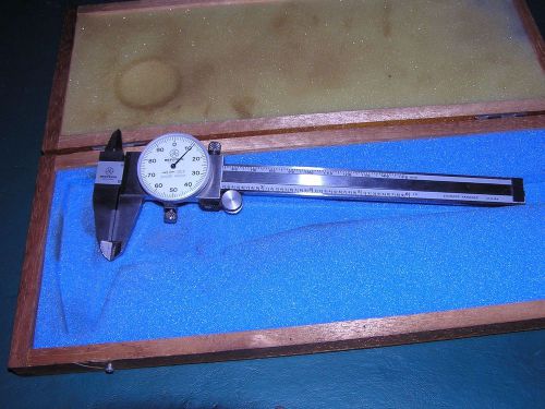 Mitutoyo Shock Proof 6&#034; Dial Calipers, .001&#034;, M.N.84