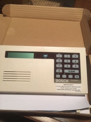 NIB Bosch Radionics D222A LCD Text Keypad with Uplink.