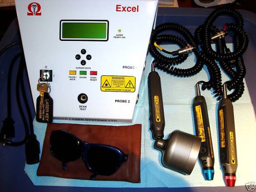 Omega Excel  Clinical Low Level Laser  3 PROBES