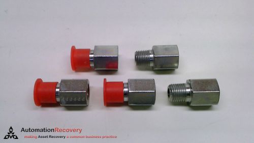 Adaptall 9035-04-04 - pack of 5 - pipe adapter, 1/4&#034; mnpt to 1/4&#034; fnpt,  #218737 for sale