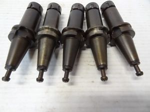 Lot of 5 Nikken Lyndex BT30 ER16 High Torque Collet Chuck B3017-0016-4.00 w/Knob