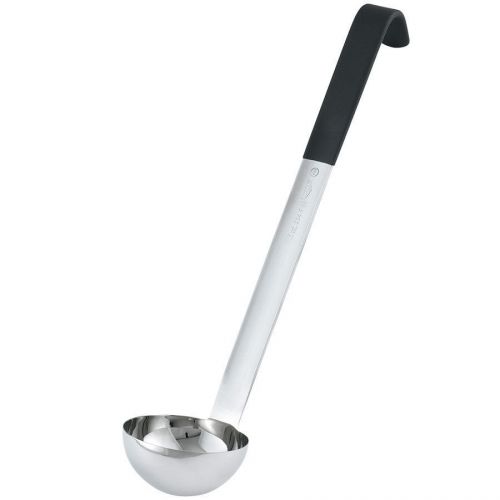 Vollrath Jacob&#039;s Pride 4980320 3 oz. Black Handle Ladle Stainless Steel