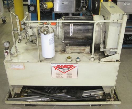 (1) PABCO FLUID POWER Hydraulic Power Unit - Used - AM13603