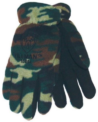 TILLMAN 1586 Camo Polar Fleece WINTER Gloves- LARGE