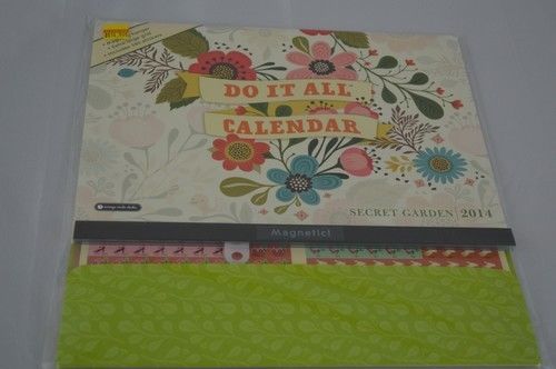 Secret Garden Do It All 2014 Calendar Orange Circle (Corporate Author) Magnetic