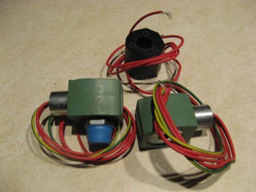 4 Asco Red-Hat Solenoid Valve Coils MP-C-011, MP-C-080