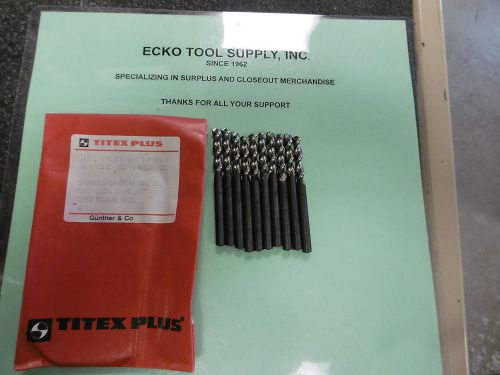 SCREW MACHINE DRILL #11DIA HSS 135 SPLIT TITEX UFL SERIES GERMANY NEW10PCS$9.50