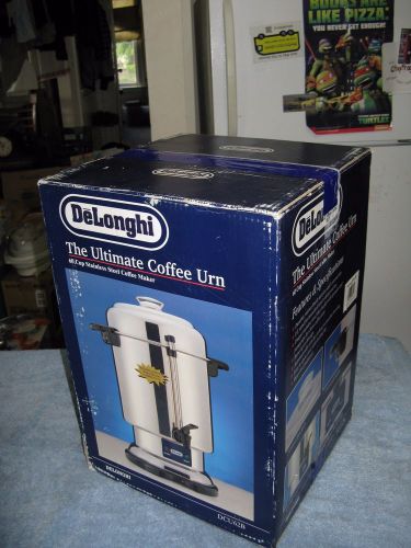 DeLonghi Ultimate Coffee Urn 60 Cup Capacity Stainless Steel Maker DCU62B