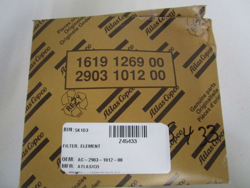 ATLAS COPCO FILTER 1619 1269 00 *NEW IN BOX*