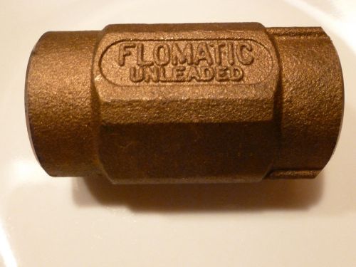 Flomatic Enviro Check 1 1/4&#034; FIP Check Valve NEW