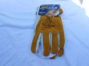 tillman drivers welders gloves1454XL top/grain spilt cowhide kevlar lined