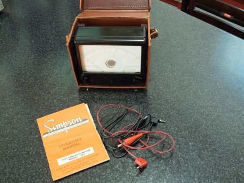 Simpson Model 267 Volt Ohm Milliammeter