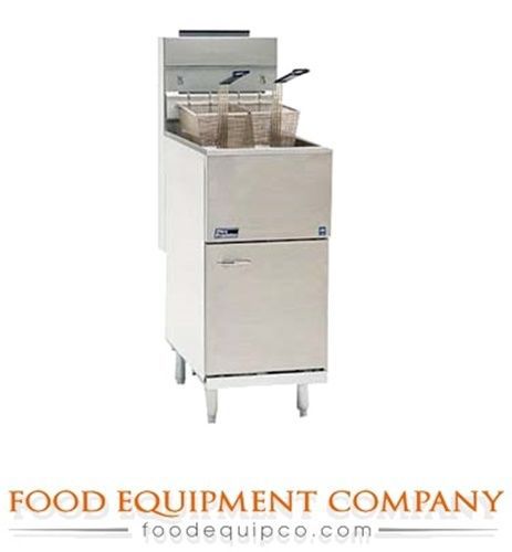 Pitco 35C+S Economy Fryer gas 35 lb. fat cap.