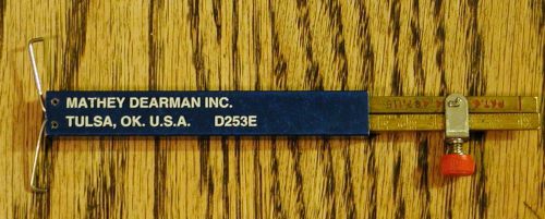 Mathey Dearman D253E Q.C Welder&#039;s Gauge