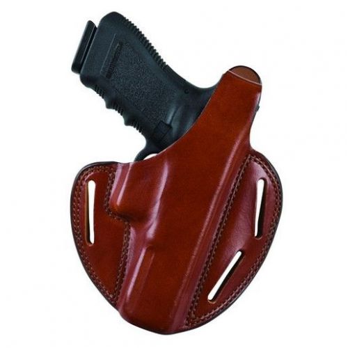 Bianchi 18670 Shadow II Pancake Holster Tan Leather RH for Glock 20/21