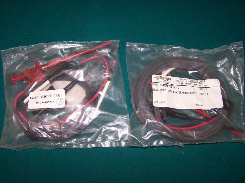 Lot of 2 nib tempo test leads 0409-0072-5 sidekick meter cord assy maxigrabber for sale