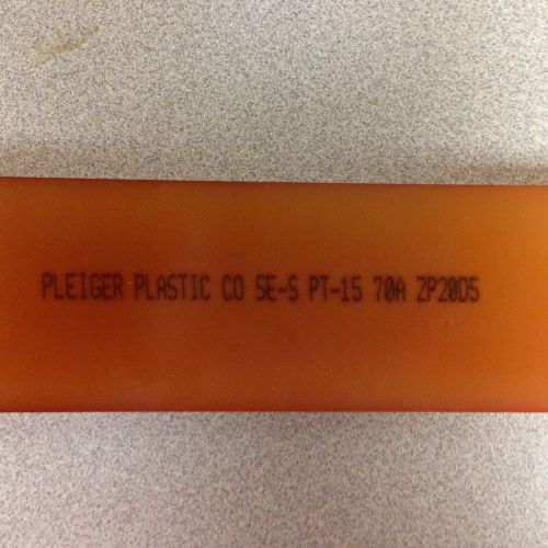 Pleiger PT15  70 Duro  3/8&#034;x2&#034;x36&#034; Screen printing Squeegee Blade