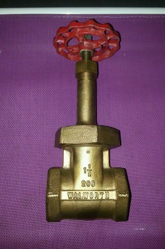 Walworth 200 bronze body shut off valve 1 1/2