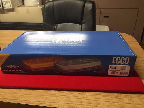 ECCO 5580A-VM LED Minibar with Amber Lens, Vacuum Magnet Mount 12-24VDC -New