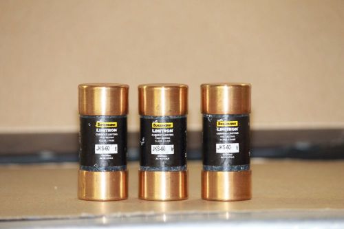 JKS-60 60A 600V Fast Acting Fuses (set of 3)