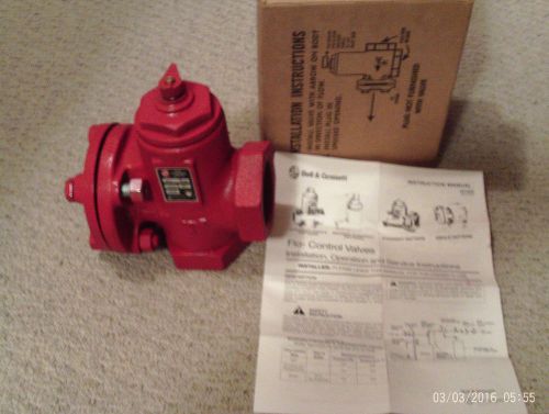 *nib*new in box* bell &amp; gossett 107021 flo-control valve sa-2&#034; npt for sale