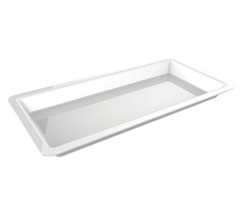 American Metalcraft C605TP DEEP RECTANGULAR PORCELAIN PLATE (FULL SIZE)