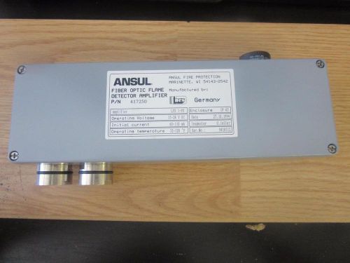 Ansul fiber optic flame detector amplifier 417250 lfx-1-fs for sale