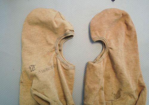 Koman PBI Gold Nomex hood flame and spark resistant. Lot of 2 hoods