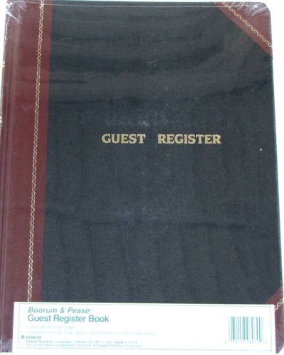 Boorum &amp; Pease Guest Register Book - 14&#034;x11&#034; Hardcover - 807 - NEW