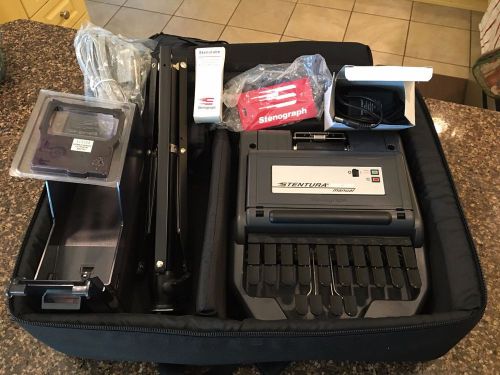 Stentura 200 Stenograph  Steno Machine, Tripod &amp; Case