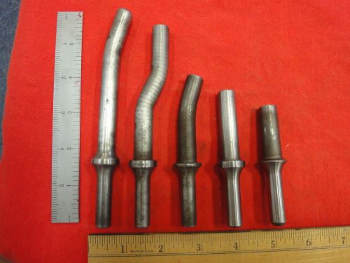 NEW Old Stock 50&#039;s Mfg. Flush Rivet Sets - 5 Piece Set .401 Shank High Polish B1