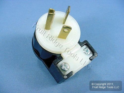 Leviton industrial straight blade angled power plug nema 6-20p 20a 250v 5466-ca for sale