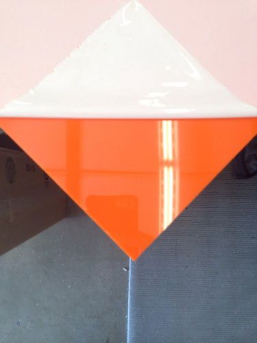 TRANSLUCENT ORANGE ACRYLIC PLEXIGLASS 1/8&#034; X 12&#034; X24&#034; PLASTIC SHEET