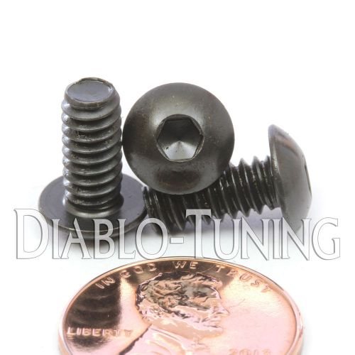 #10-24 – BUTTON HEAD Socket Cap Screws Alloy Steel w/ Thermal Black Oxide Coarse