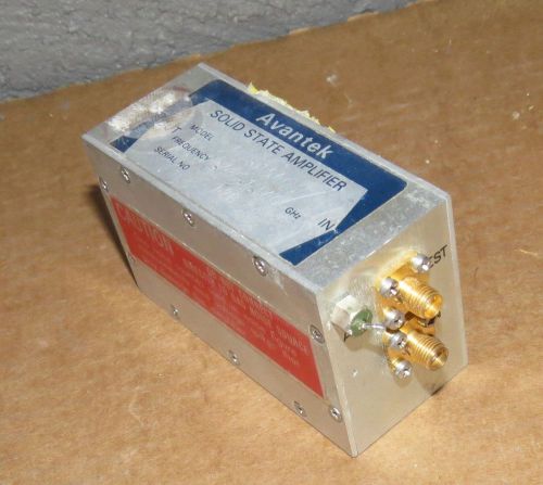 ^^TWO  AVANTEK AMPLIFIERS-  AMS-2300M 2.2-2.3GHZ / AMS-1540M 1.435-1.540 GHZ