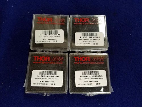 lot of 4 Thorlabs Mirror IL-MIR-E0212X30X6 P/N 15004368 E02