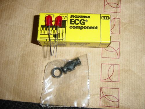 ECG3020 GENERAL PURPOSE 5MM RED LED REPL NTE3020 2/PKG