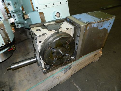 Tsudakoma 8-3/4&#034; Dia. Twin NC Rotary Table, # RNCV-201R2, connection broke Used