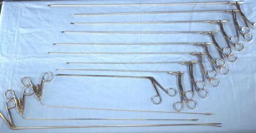 Lot of pilling semi flexible endoscopy forceps grasping laparoscopic urology for sale