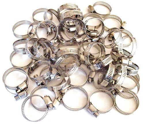 50 goliath industrial stainless steel hose clamps 3/4&#034;- 1-1/8&#034; sshc118 19mm-29mm for sale