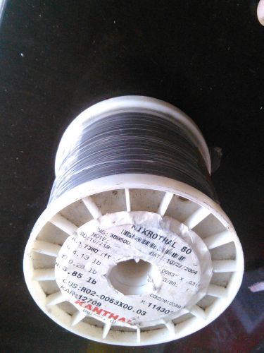 Nichrome RIBBON WIRE .0063x.0310 2.7450 OHMS /FT NIKROTHAL 80 3.85 LBS POUNDS