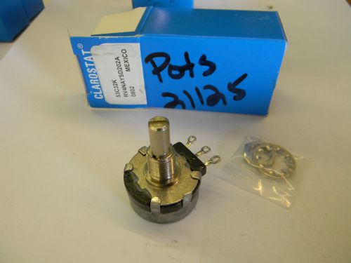 New* clarostat potentiometer rv4naysd202a 53c32k 2k 2w linear mil spec     b4 for sale