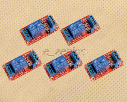 5pcs 5v 1-channel relay module with optocoupler h/l level triger for arduino for sale