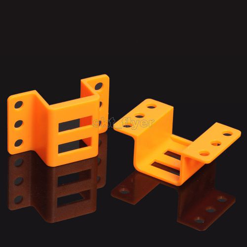 5pcs Yellow Small Motor Block MOUNTS for 130 Motors Car Toy Robot Part for DIY