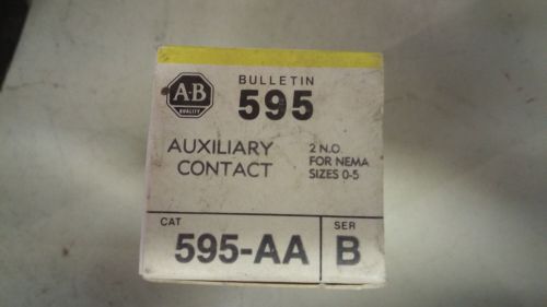 Allen bradley 595-aa new in box aux cont see pics sizes 0-5 #b10 for sale