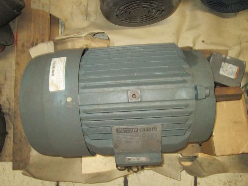 Reliance Calibre Motor P25G4902 KF 15HP 1750RPM 230/460V 36.6/18.3A 3Ph Used