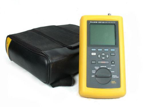 Fluke DSP-100 LAN CABLEMETER &amp; FLUKE DSP-SR REMOTE - Good Condition