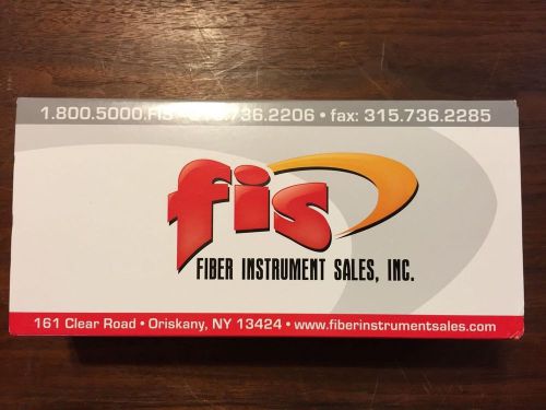 FIS SC Style Ceramic Connector Prem Ferrules W/blue 3mm Boot. Bulk 100