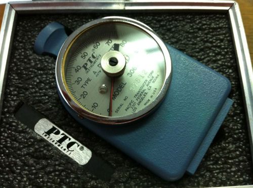 Ptc instruments model 306l type a durometer w/ case - conforms to astm 2240-75 for sale