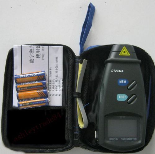 New digital tachometer laser type photo contact dt2234a for sale